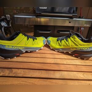Salomon speedcross 5, size 11, neon yellow